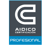 Sello AIDICO certificación profesional
