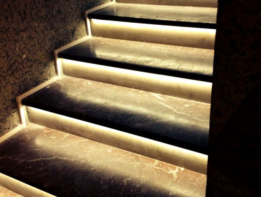 Iluminación de escalera