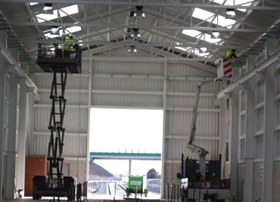 Instalación eléctrica industrial en nave
